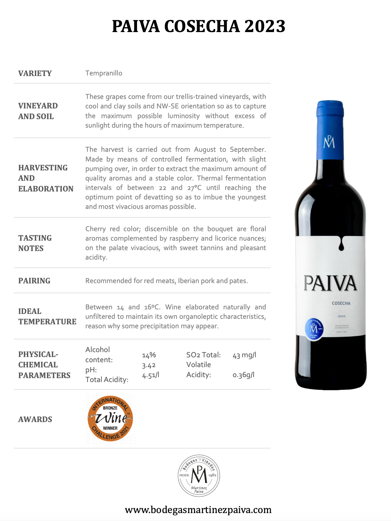 Paiva Cosecha